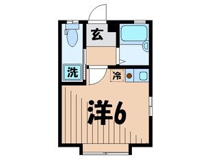 カースク大岡山の物件間取画像